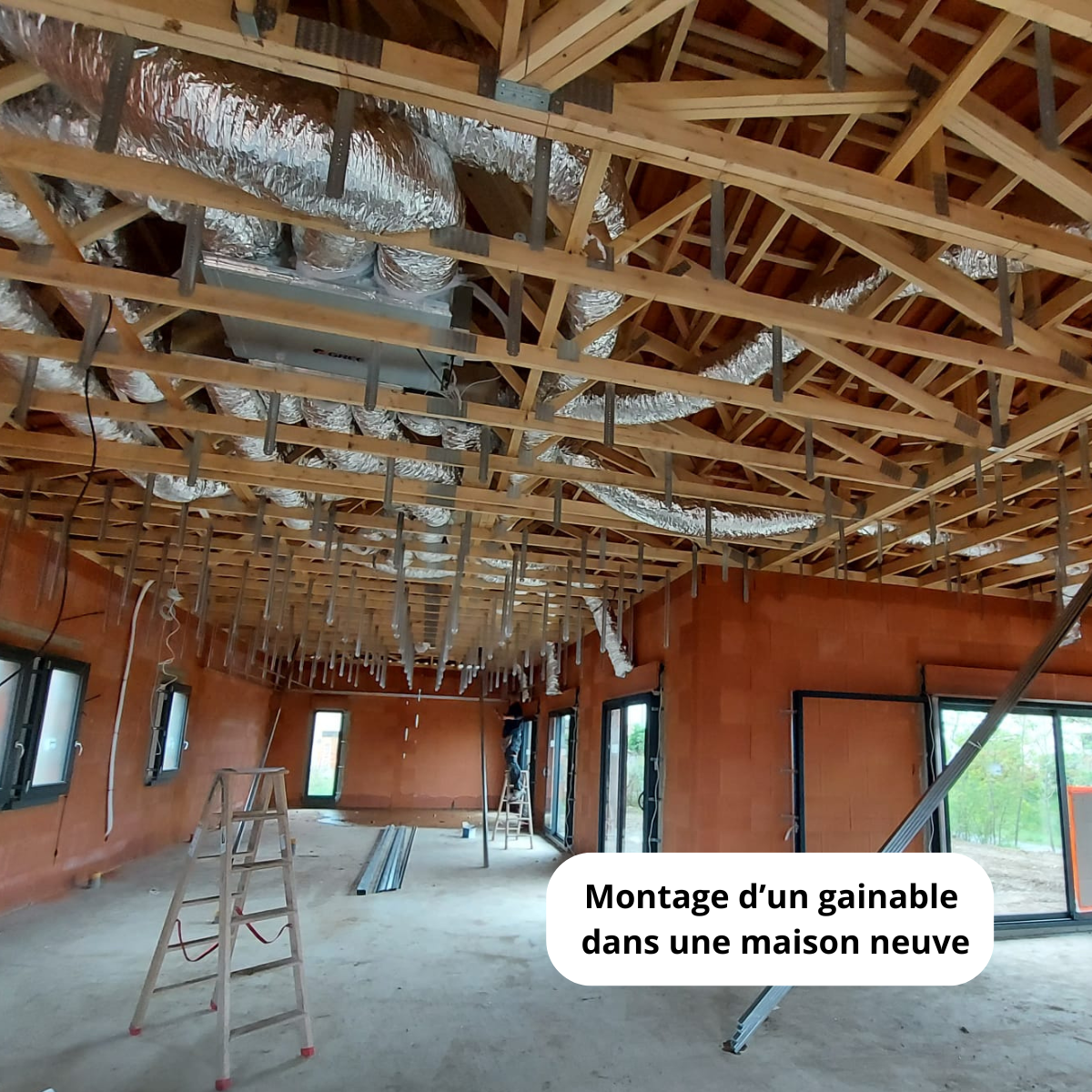 installation gainable dans une maison neuve